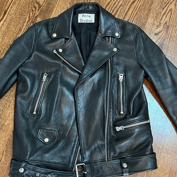 Acne Studios More leather jacket - Picture 3 of 7